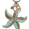 Keychain Blue Starfish