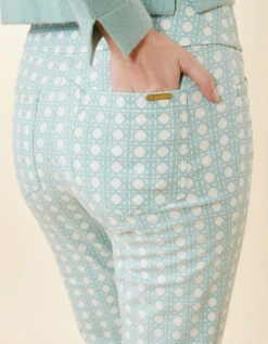 Maren Pull-On Pant Calm Waters Surf Cane -Spartina Store 962117c