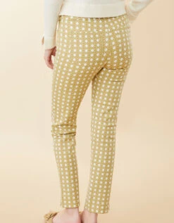 Maren Pull-On Pant Calm Waters Khaki Cane -Spartina Store 962186e