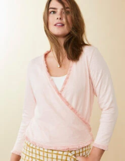 Clara Convertible Cardigan Strawberry Cream -Spartina Store 962322