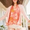 Clara Convertible Cardigan Strawberry Cream