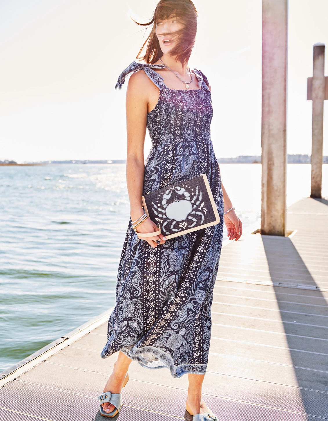 Saylor Midi Dress Hamilton Sea Life 4 Saylor Midi Dress Hamilton Sea Life - Image 4