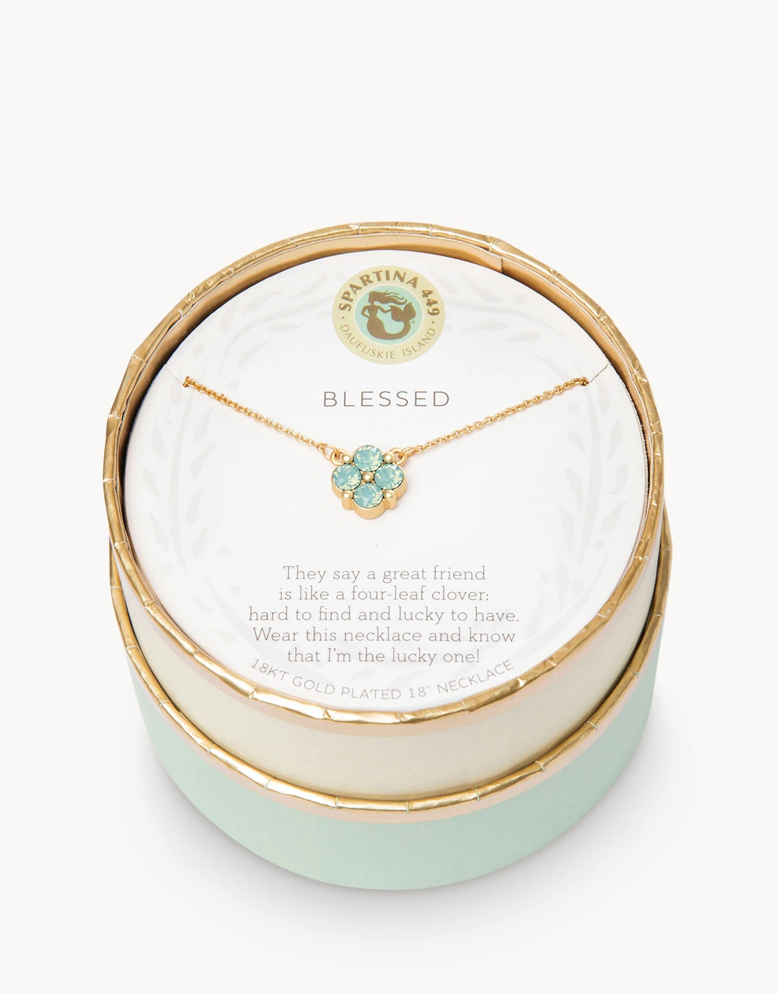 Sea La Vie Necklace Blessed Clover 3 Sea La Vie Necklace Blessed Clover - Image 3
