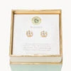 Sea La Vie Stud Earrings Blessed/Crystal Clover
