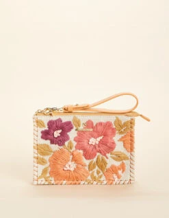 Sophie Raffia Wristlet Multi