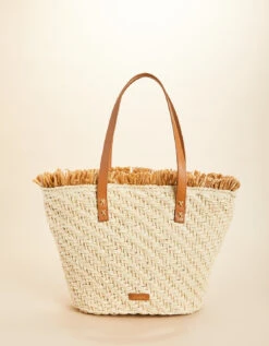 Straw Fringe Tote Palmetto -Spartina Store 966351b