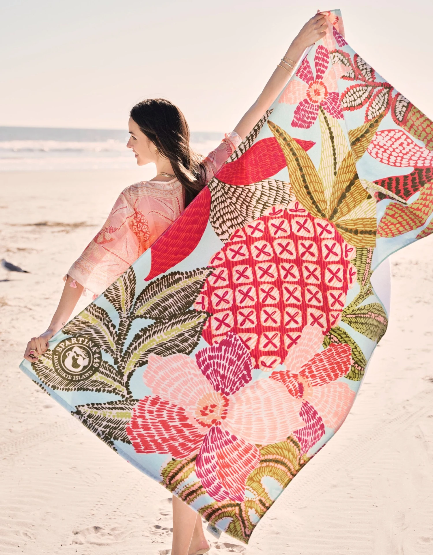 Beach Towel Callawassie Pineapple 2 Beach Towel Callawassie Pineapple - Image 2