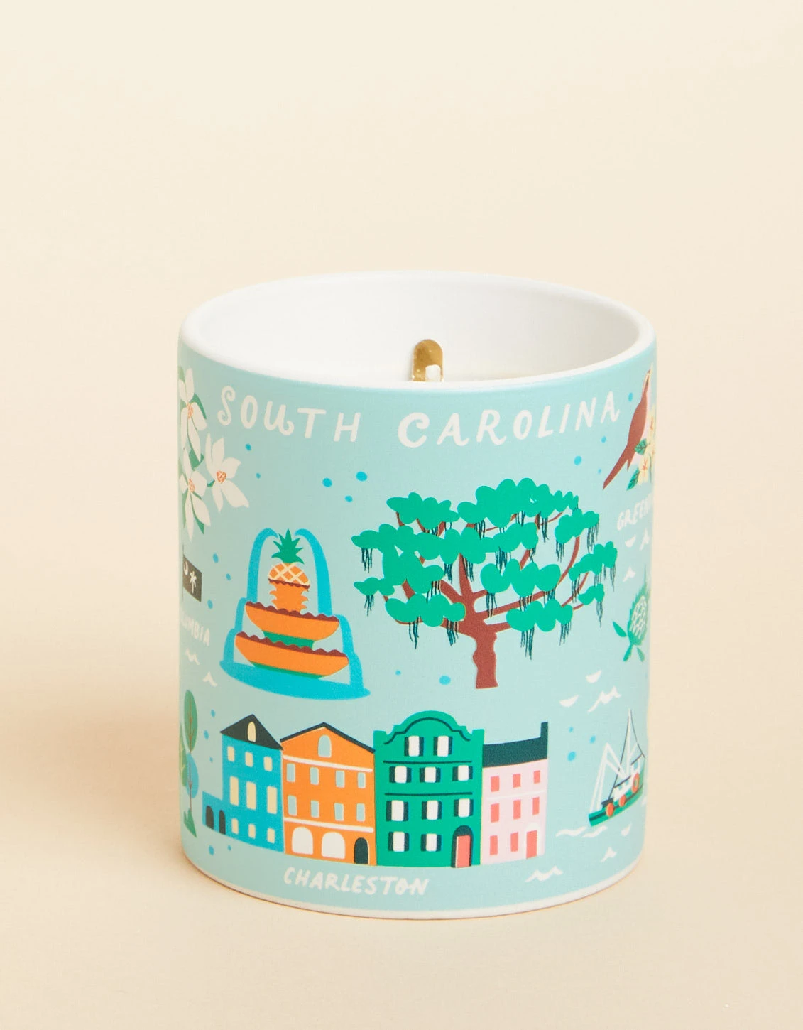 Greetings From Candle 12oz. South Carolina/Atlantic Breeze 1 Greetings From Candle 12oz. South Carolina/Atlantic Breeze