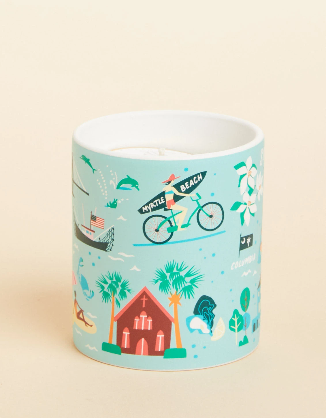 Greetings From Candle 12oz. South Carolina/Atlantic Breeze 2 Greetings From Candle 12oz. South Carolina/Atlantic Breeze - Image 2