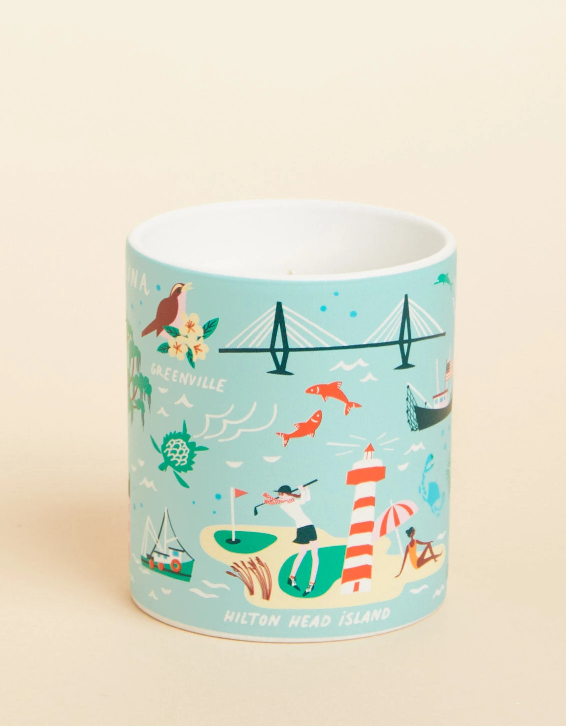 Greetings From Candle 12oz. South Carolina/Atlantic Breeze 3 Greetings From Candle 12oz. South Carolina/Atlantic Breeze - Image 3