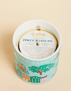 Greetings From Candle 12oz. South Carolina/Atlantic Breeze 7 Greetings From Candle 12oz. South Carolina/Atlantic Breeze -Spartina Store 966573d