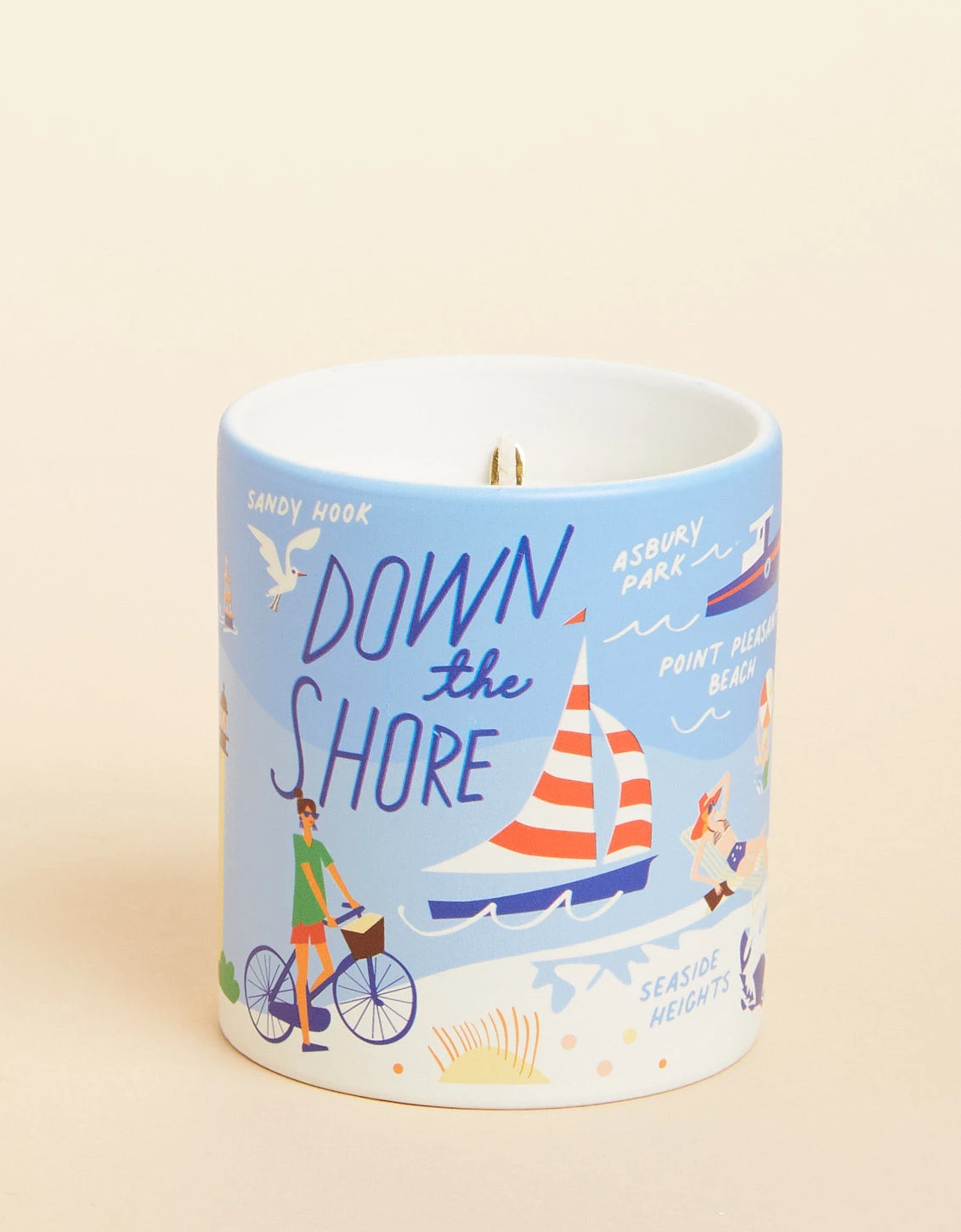 Greetings From Candle 12oz. Down The Shore/Atlantic Breeze 1 Greetings From Candle 12oz. Down The Shore/Atlantic Breeze