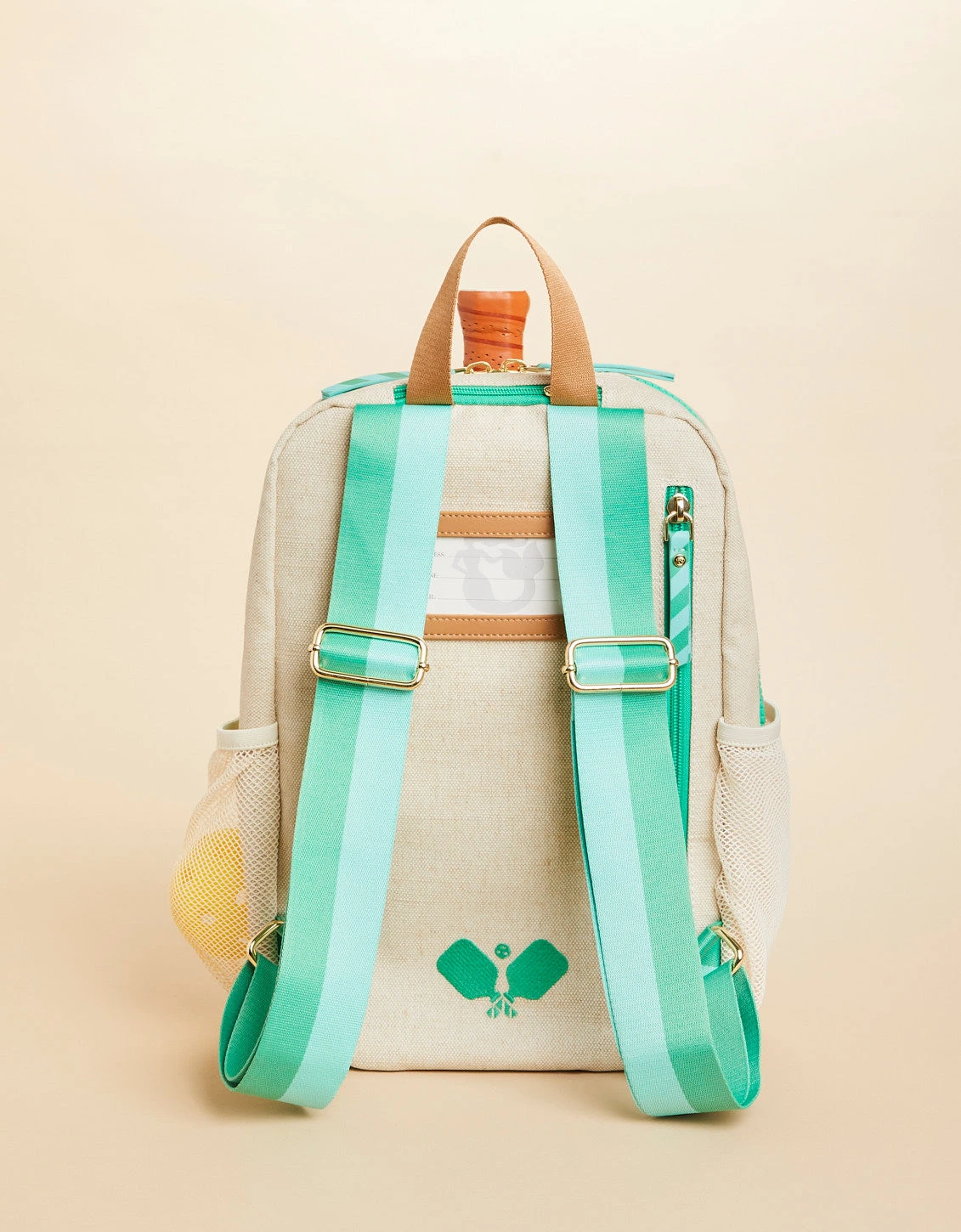 Armada Pickleball Backpack Flax 2 Armada Pickleball Backpack Flax - Image 2