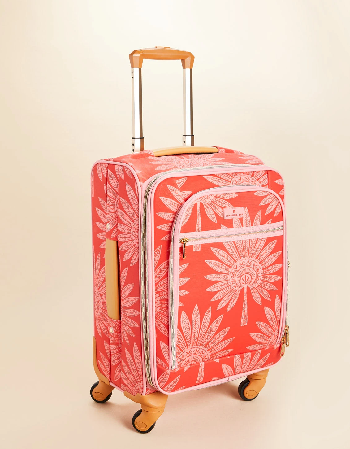 20" Expandable Rolling Suitcase Palmetto Frond 1 20" Expandable Rolling Suitcase Palmetto Frond