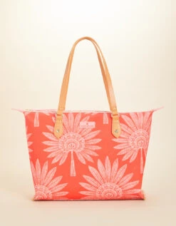 Zip Travel Tote Palmetto Frond