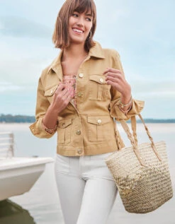Annalise Straw Tote Calm Waters 9 Annalise Straw Tote Calm Waters -Spartina Store 967280m
