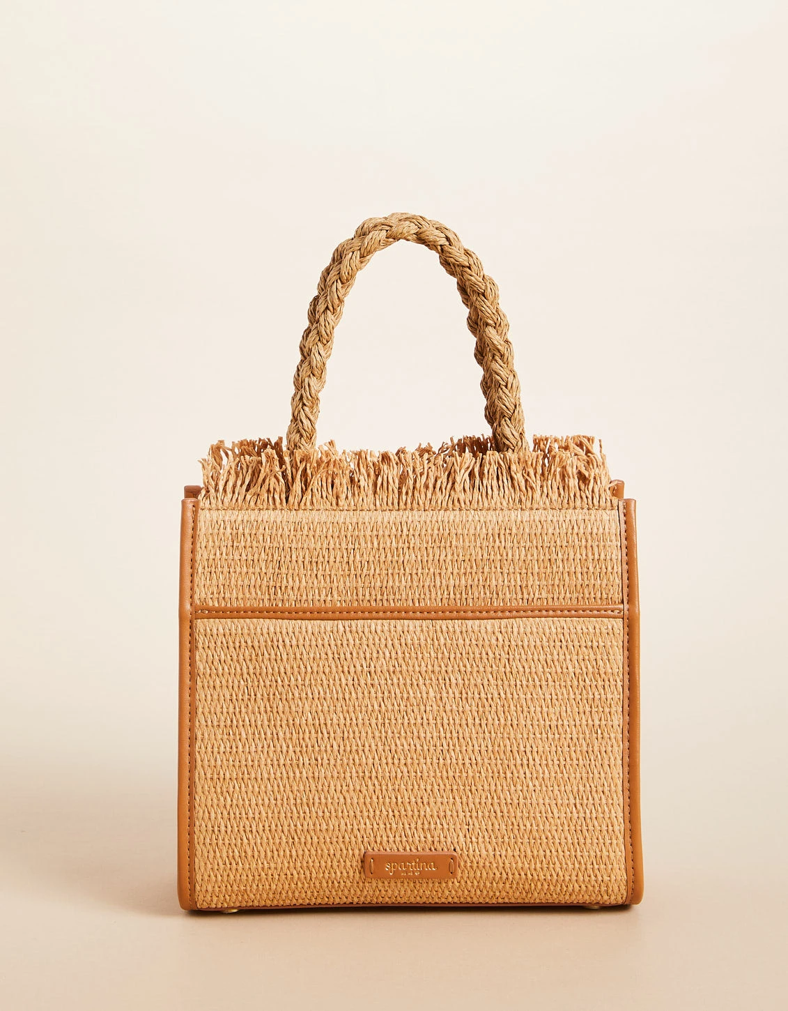 Woven Straw Dune Satchel Hamilton Crab 3 Woven Straw Dune Satchel Hamilton Crab - Image 3