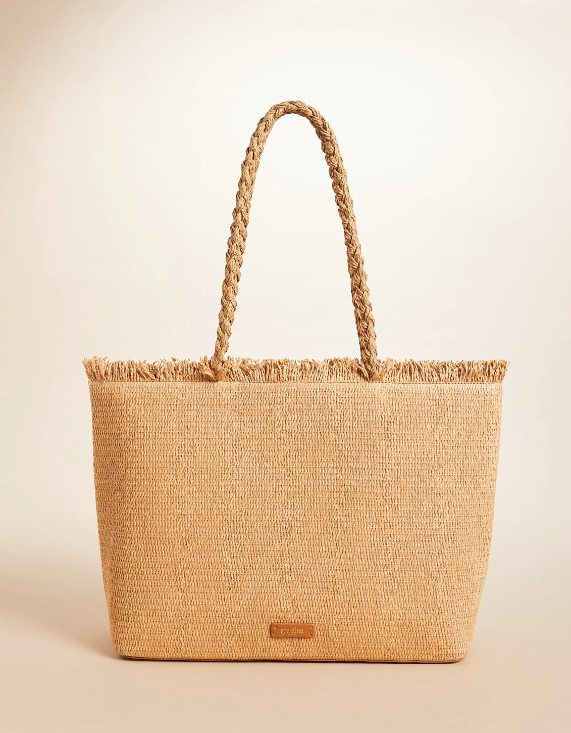 Woven Straw Tote Hamilton Crab 3 Woven Straw Tote Hamilton Crab - Image 3