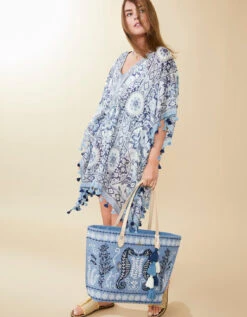 Fiesta Tote Hamilton Seahorse -Spartina Store 967372