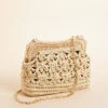 Straw Clutch Calm Waters