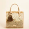 Straw Dune Satchel Calm Waters