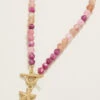 Calm Waters Necklace Ruby/Sunstone