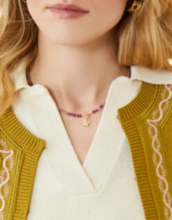 Calm Waters Necklace Ruby/Sunstone -Spartina Store 967891n