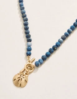 Calm Waters Necklace 17" Blue