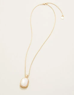 Nara Petite Necklace 17" Mother-of-Pearl -Spartina Store 968225b