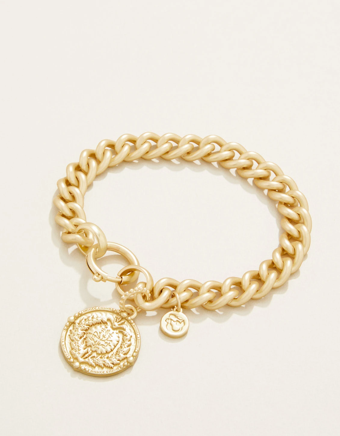 Damask Coin Bracelet Gold 1 Damask Coin Bracelet Gold