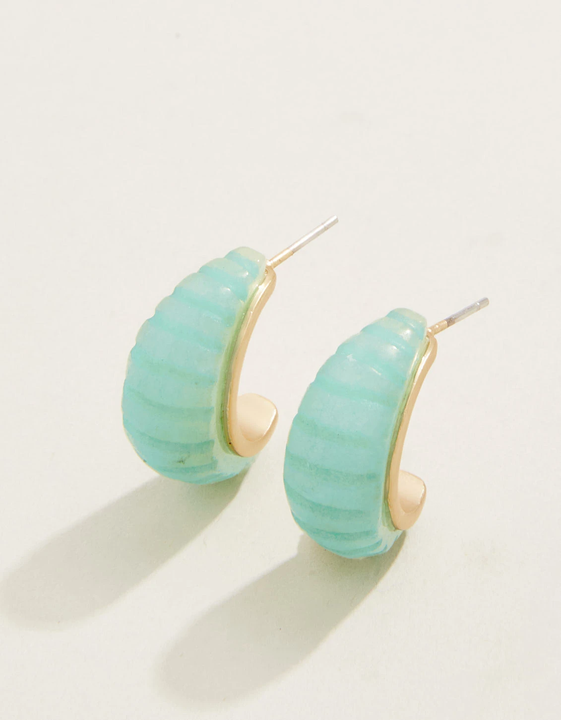 Carved Hoop Earrings Jade 1 Carved Hoop Earrings Jade