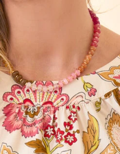 Sawyer Stone Necklace 17" Warm Multi -Spartina Store 968355b b12bd1aa 88b2 437a 8640 ccbc544a74cc