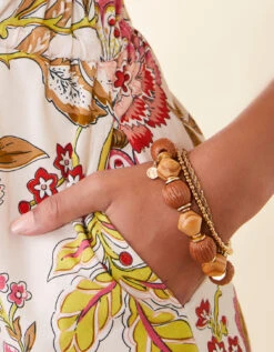 Bahia Stretch Bracelet Brown 5 Bahia Stretch Bracelet Brown -Spartina Store 968416b