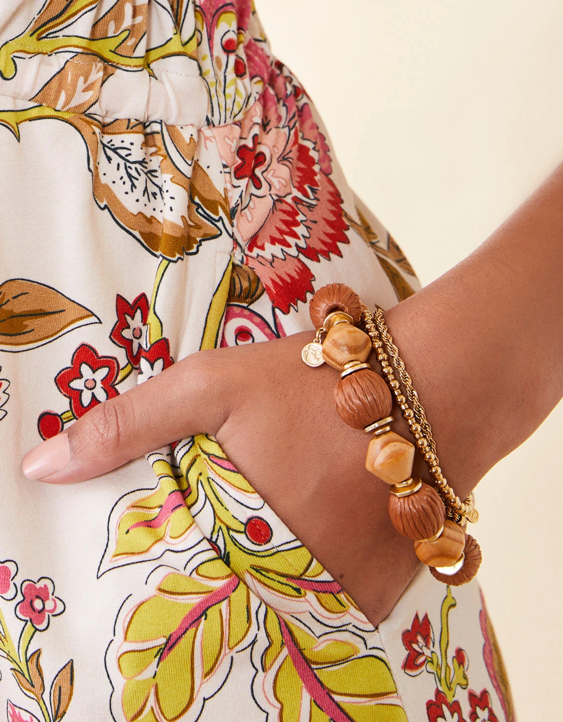 Bahia Stretch Bracelet Brown 3 Bahia Stretch Bracelet Brown - Image 3