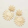 Palmetto Earrings Gold