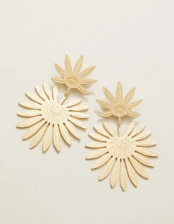 Palmetto Earrings Gold