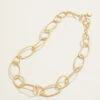 River Club Necklace 17" Gold