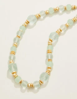 Poolside Necklace 16" Sea Foam -Spartina Store 968614b