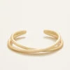 Winding Oak Cuff Gold