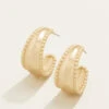 Milly Hoop Earrings Gold
