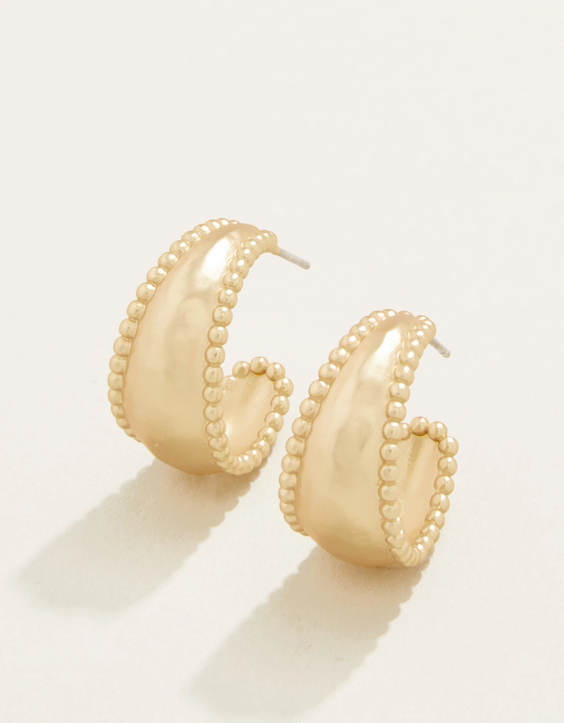 Milly Hoop Earrings Gold 1 Milly Hoop Earrings Gold