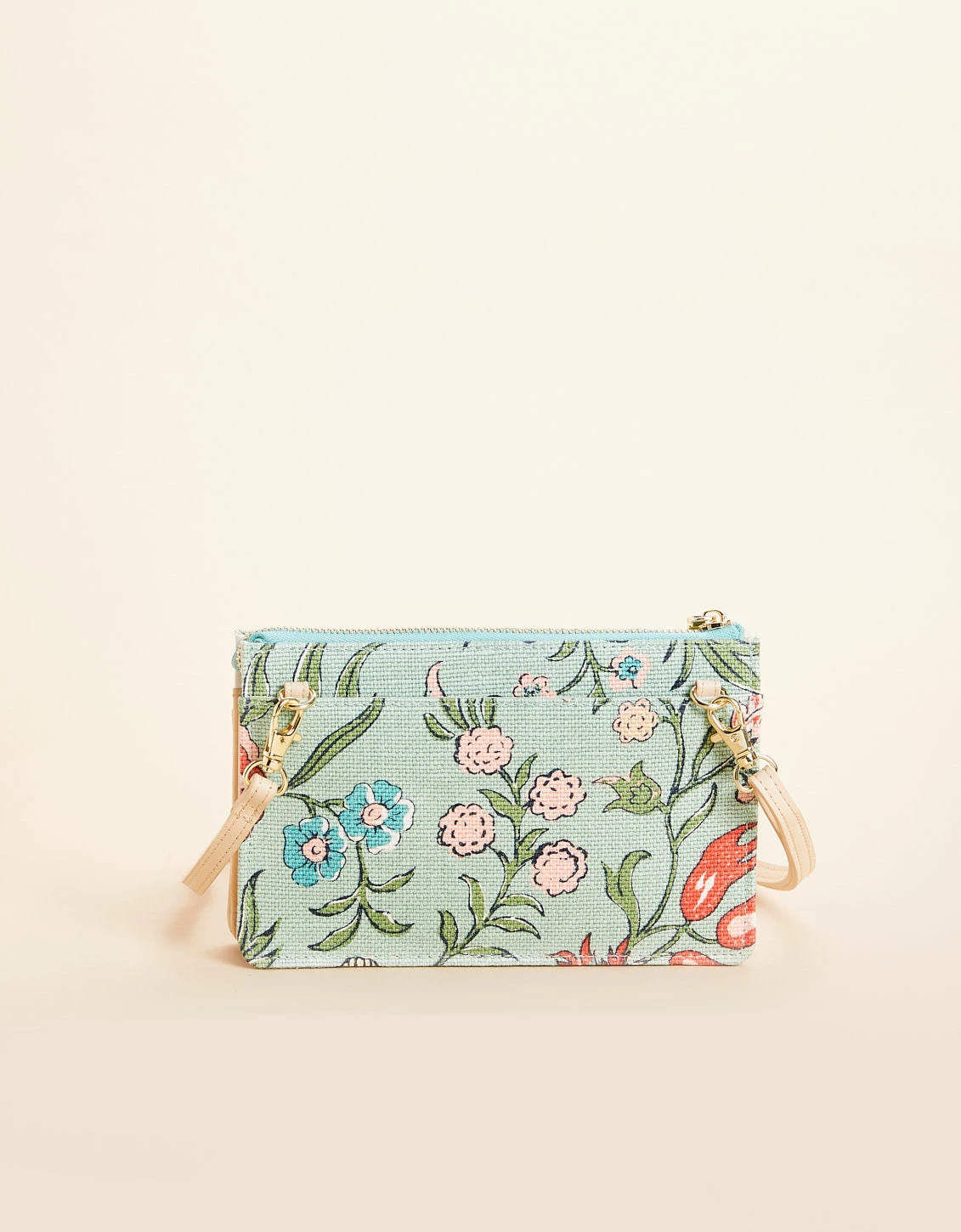 Lindsey Phone Crossbody Hamilton Floral Block Print 3 Lindsey Phone Crossbody Hamilton Floral Block Print - Image 3