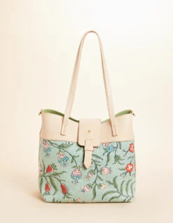 Olivia Tote Hamilton Floral Block Print