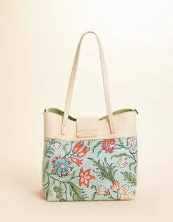 Olivia Tote Hamilton Floral Block Print -Spartina Store 969345b