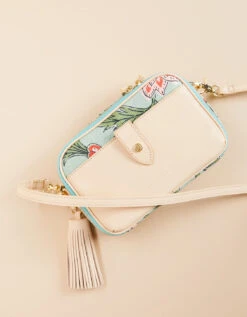 Meryl Phone Crossbody Hamilton Floral Block Print -Spartina Store 969352b