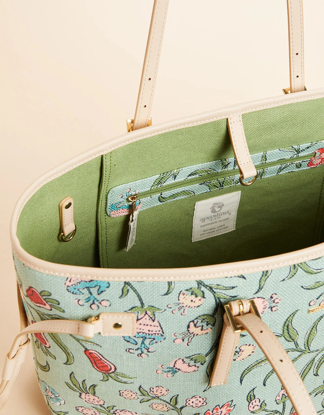 Jetsetter Tote Hamilton Floral Block Print 4 Jetsetter Tote Hamilton Floral Block Print - Image 4