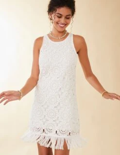 Jana Crochet Dress Coconut Milk -Spartina Store 969550e