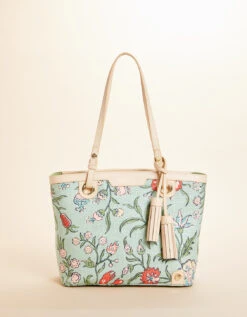 Island Tote Hamilton Floral Block Print