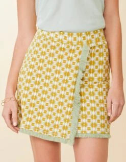 Fringe Wrap Skort River Club Geo