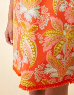 Ezra Shirt Dress River Club Damask Red -Spartina Store 970372e